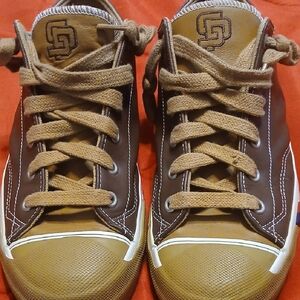 Stylish Brown and Tan Mens State Property Prokeds Sneakers